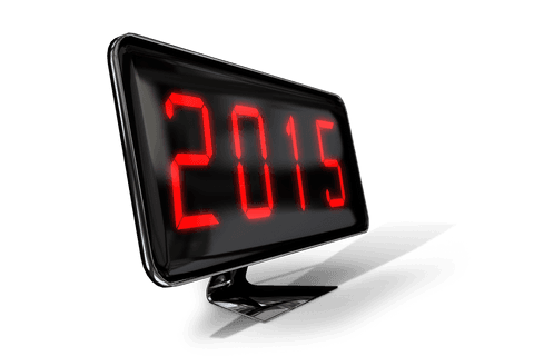 digital year 2015 on transparent background with led display - Download Free Stock Videos Pikwizard.com