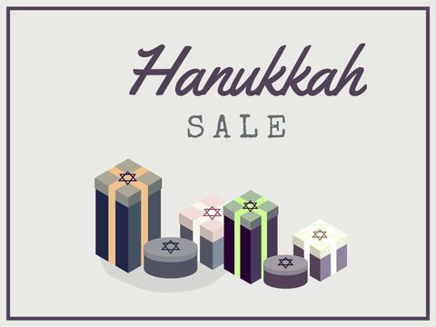 hanukkah sale banner with star of david decorations - Download Free Stock Templates Pikwizard.com