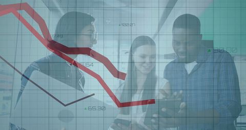 Analyzing financial data with diverse colleagues and declining graphs