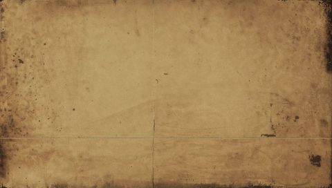 Worn vintage parchment featuring central fold creases and frayed edges