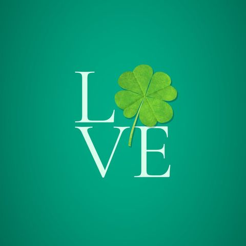 love with four-leaf clover for st. patrick's day - Download Free Stock Templates Pikwizard.com