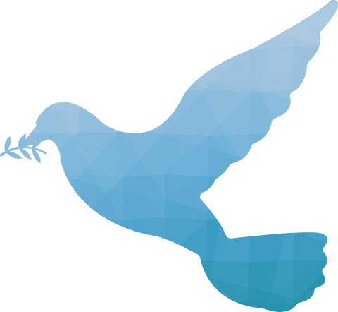 transparent polygon dove vector illusion with gentle gradient - Download Free Stock Videos Pikwizard.com