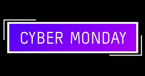 Cyber Monday Sale Digital Banner with Modern Gradient Design - Download Free Stock Images Pikwizard.com