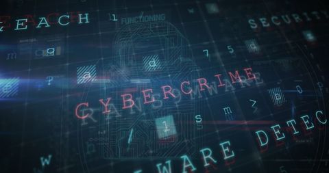Futuristic Digital Interface Highlighting Cybercrime Detection - Download Free Stock Images Pikwizard.com