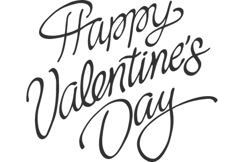 Elegant Happy Valentine's Day Text on Transparent Background - Download Free Stock Videos Pikwizard.com