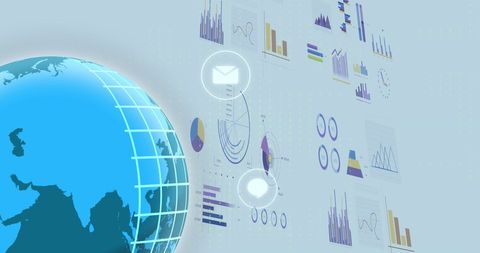 Global Financial Data Integration with World Connectivity - Download Free Stock Images Pikwizard.com