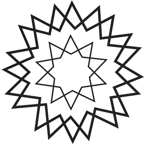 Geometric Black Star Pattern on Transparent Background - Download Free Stock Videos Pikwizard.com