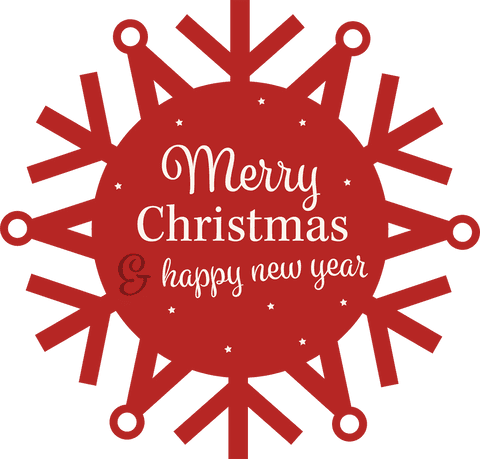 Transparent Snowflake Christmas New Year Greeting Card - Download Free Stock Videos Pikwizard.com