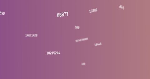 Dynamic Random Numbers on Pink Gradient Background - Download Free Stock Images Pikwizard.com