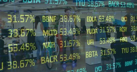 Financial data processing in modern corporate office environment