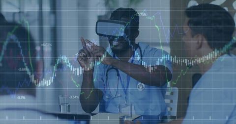 Medical Professionals Using VR Technology for Collaborative Training