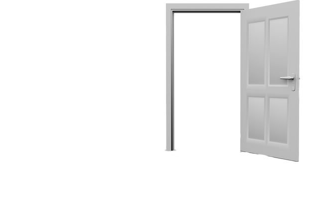 Open Door on Transparent Background for Interior Design Concepts - Download Free Stock Videos Pikwizard.com