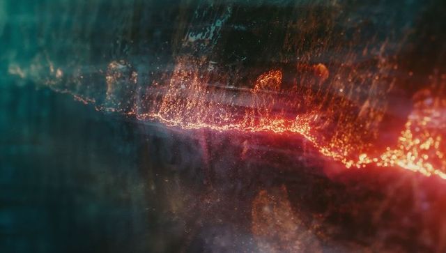 Dynamic Streaks of Light Energetically Crossing Dark Backdrop