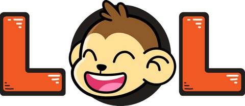 playful cartoon monkey mascot forming lol on transparent background - Download Free Stock Videos Pikwizard.com
