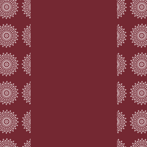 intricate mandala pattern in white on transparent burgundy - Download Free Stock Videos Pikwizard.com