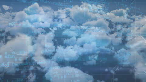 Digital Data Streaming with Cloud Background Overlay