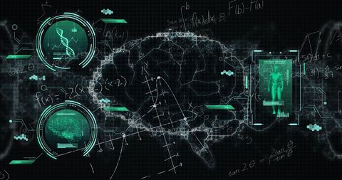 Digital Brain and DNA Analysis for Innovative Scientific Research - Download Free Stock Images Pikwizard.com