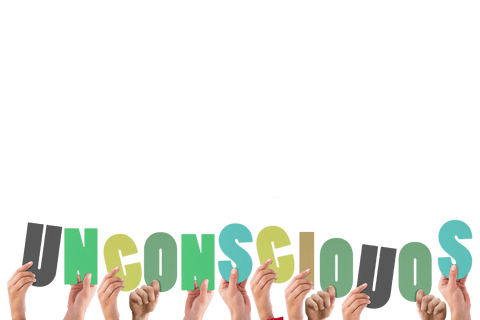 Transparent Hands Elevating Rainbow Letters Spelling Unconscious - Download Free Stock Videos Pikwizard.com