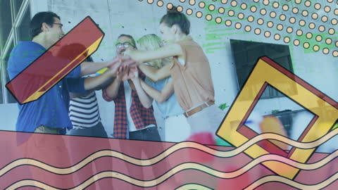 Diverse Business Team in Creative Conceptual Animation