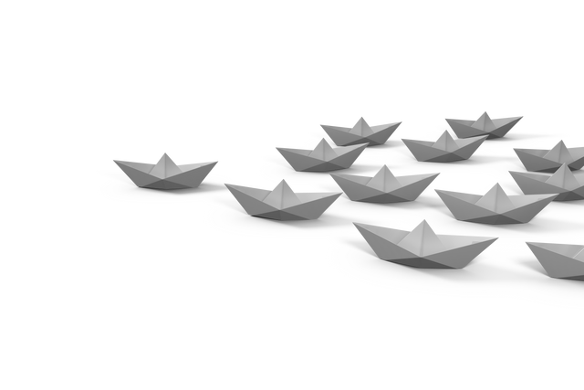 Many White Paper Boats on Transparent Background, Isolated Paper Boats - Download Free Stock Videos Pikwizard.com