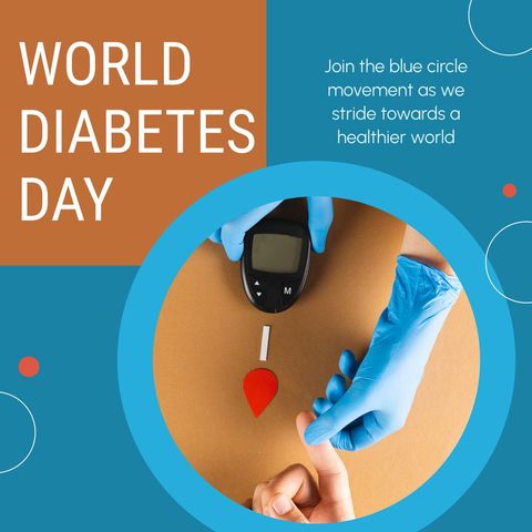 World Diabetes Day Awareness Digital Campaign Poster - Download Free Stock Templates Pikwizard.com
