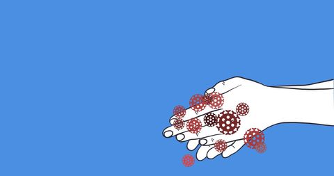 Hands Washing Coronavirus Away, Cleanliness Concept - Download Free Stock Images Pikwizard.com