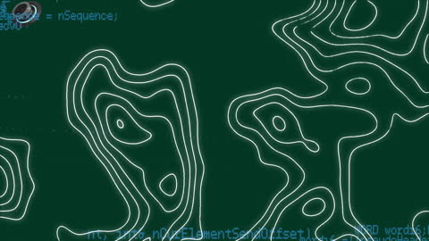 Abstract Digital Data Processing Visualization