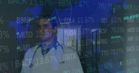 Digital Healthcare Data Processing with Male Doctor