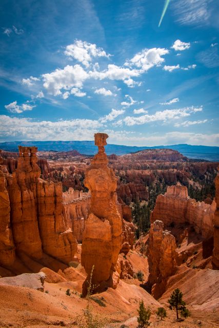 Majestic Hoodoos in Bryce Canyon under Blue Sky - Download Free Stock Photos Pikwizard.com