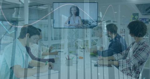 Innovative Diverse Team Analyzing Financial Data in Modern Office - Download Free Stock Images Pikwizard.com