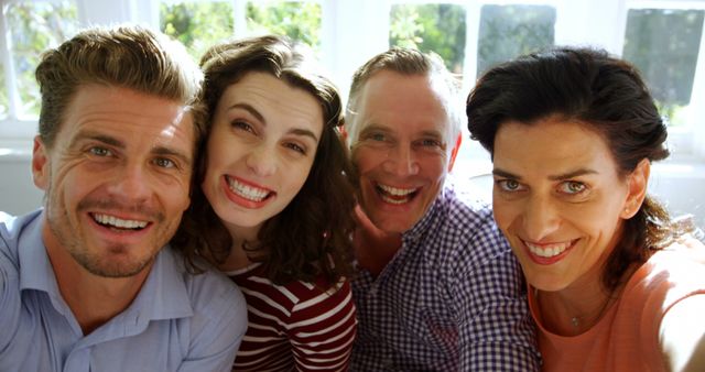 Happy Group of Friends Taking a Selfie Together Enjoying Quality Time - Download Free Stock Images Pikwizard.com