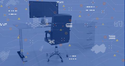 Digital Financial Data Interface in Modern Workspace - Download Free Stock Images Pikwizard.com