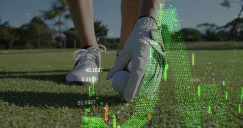 High-Tech Golf Innovations and Data Visualization on Course - Download Free Stock Images Pikwizard.com