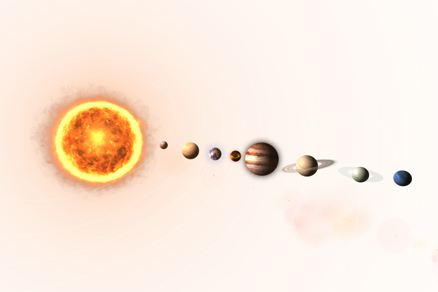 Solar System Illustration on Transparent Background Showing Planetary Alignment - Download Free Stock Videos Pikwizard.com