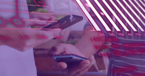 Collaborating with Smartphones over Financial Data Visualization