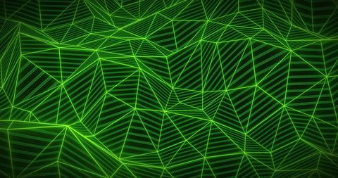 Dynamic Green Geometric Pattern on Black Backdrop - Download Free Stock Images Pikwizard.com