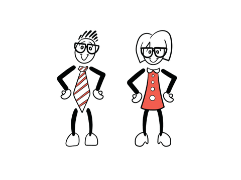 Happy Couple Graphic Characters On Transparent Background - Download Free Stock Videos Pikwizard.com