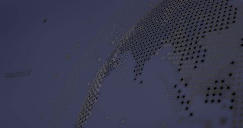 Digital Pixelated Globe on Dark Background Conceptualizes Global Networking - Download Free Stock Images Pikwizard.com