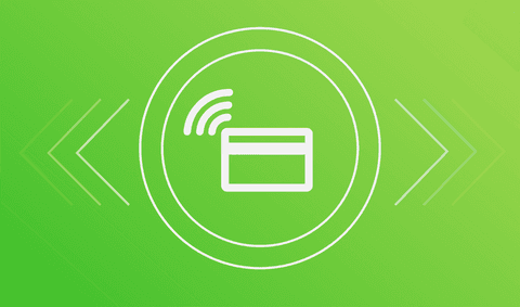 Transparent Credit Card Icon Digital Illustration on Green - Download Free Stock Videos Pikwizard.com