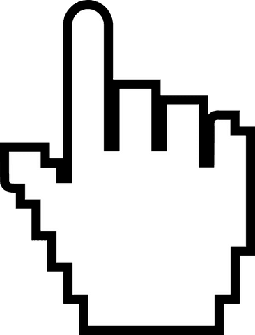 Transparent Pixel Art Hand Cursor Icon Illustrating Blocky Design - Download Free Stock Videos Pikwizard.com