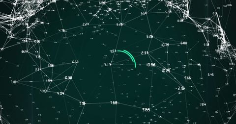 Futuristic Network Connection Interface with Data Overlay - Download Free Stock Images Pikwizard.com