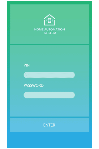 Transparent Home Automation UI with Login Interface - Download Free Stock Videos Pikwizard.com