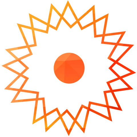 abstract orange star pattern on transparent background - Download Free Stock Videos Pikwizard.com