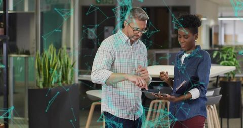 Collaborating in Modern Office with Digital Network Overlay