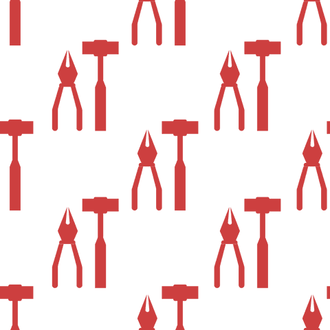 Seamless Red Tools Pattern on Transparent Background - Download Free Stock Videos Pikwizard.com