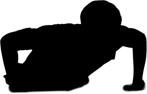 Transparent Silhouette of Man Doing Push-Ups Exercise - Download Free Stock Videos Pikwizard.com
