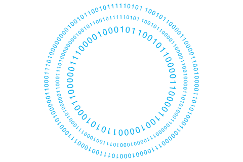transparent circle pattern with binary code - Download Free Stock Videos Pikwizard.com