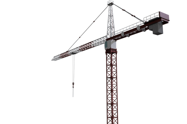 Transparent image of crane isolated on white background - Download Free Stock Videos Pikwizard.com