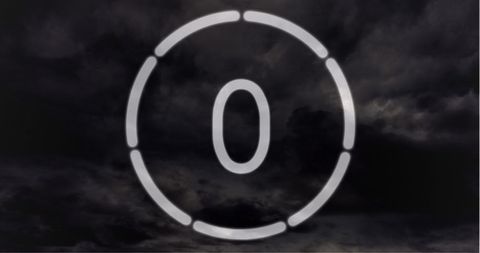 Animated Cloud Background with Countdown Graphic