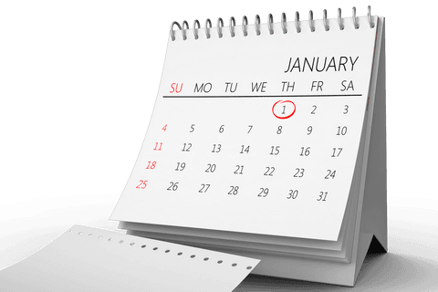transparent calendar displaying january on paper design - Download Free Stock Videos Pikwizard.com